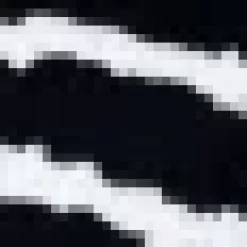 Black And Cream Smudged Stripe Knit Jumper