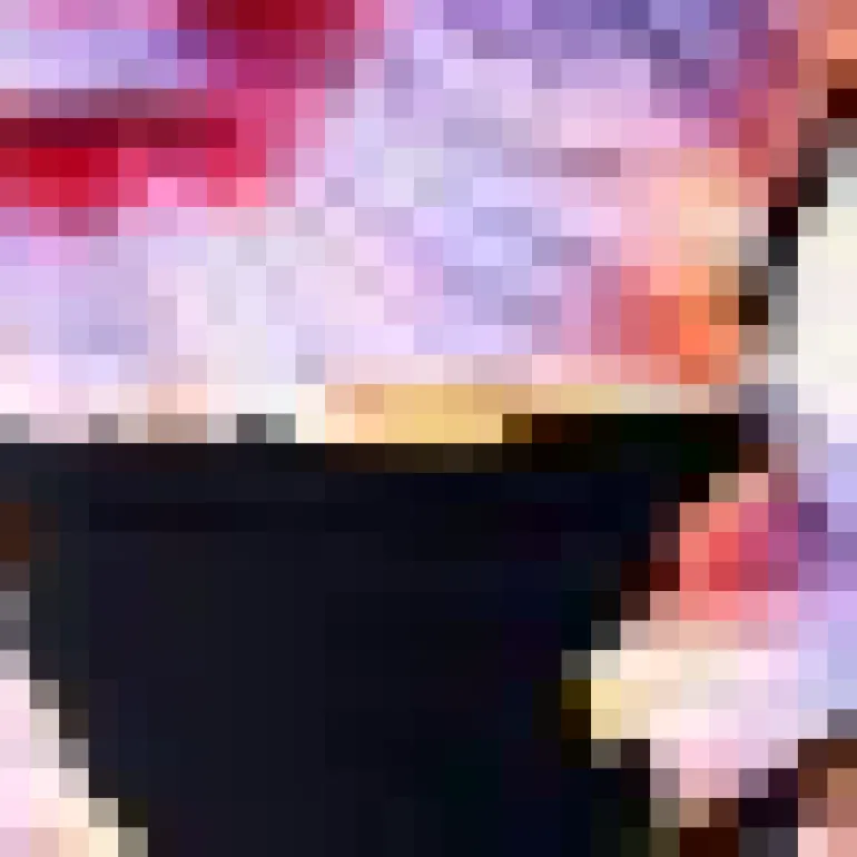 Black And Lilac Floral Print Halter Neck Draped Waist Midi Dress