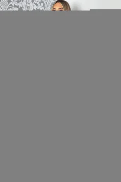 Black And Red Floral Print Wrap Midi Dress