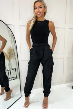 Black Cargo Pants