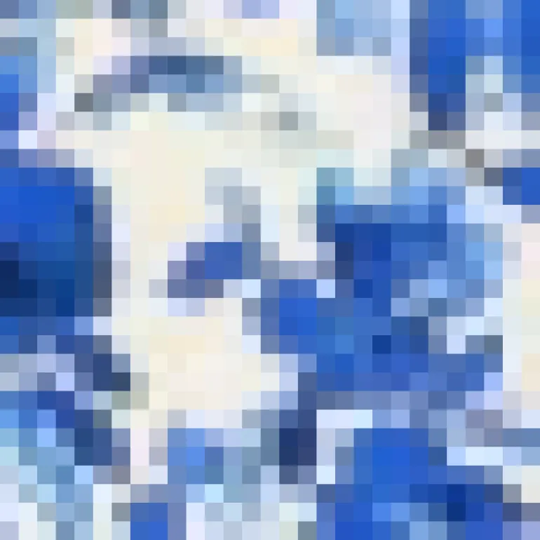 Blue And White Floral Print Strappy Cut Out Midi Dress