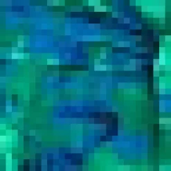 Green And Blue Abstract Print Short Sleeve Belted Wrap Midi Dress