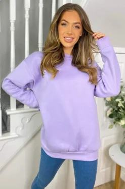 Lilac Oversized Sweatshirt