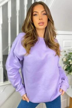 Lilac Oversized Sweatshirt