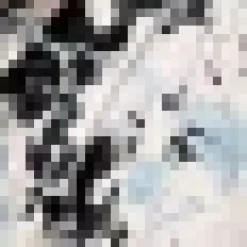 Multi Abstract Animal Print Gathered Midi Dress With Shoulder Pads