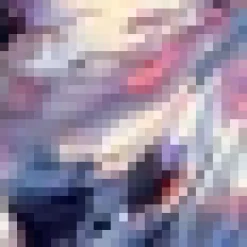 Multi Smudge Print Flutter Sleeve Gathered Side Mini Dress