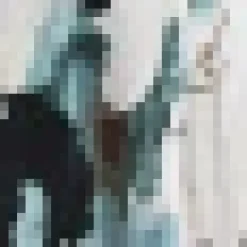 Multi Smudge Print Short Sleeve Belted Wrap Midi Dress