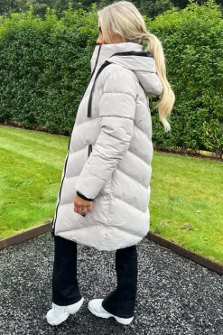 Oyster Long-Line Padded Coat