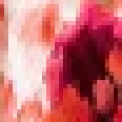 Peach Smudge Print One Shoulder Cut Out Pleated Midi Dress