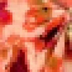 Peach Smudge Print Strappy Wrap Top Knot Skirt Midi Dress