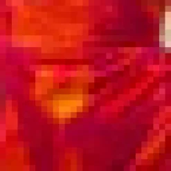 Pink And Orange Smudge Print Flutter Sleeve Wrap Midi Dress