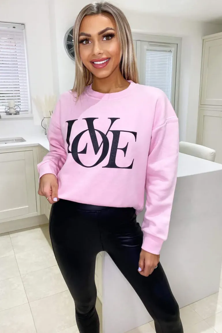 Pink LOVE Sweatshirt