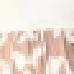 Stone And Cream Abstract Print 2 In 1 Smock Midi Dress