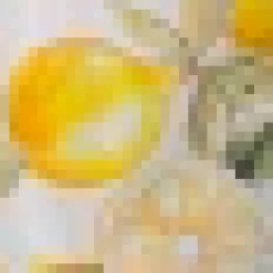 Yellow Lemon Print Racer Neck Slip Mini Dress