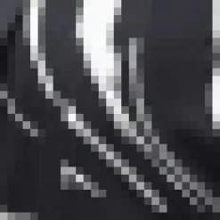 Black Abstract Stripe Print 2 in 1 Long Sleeve Wide Leg Jumpsuit