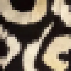 Black And Cream Abstract Print 2 In 1 Culotte Jumpsuit