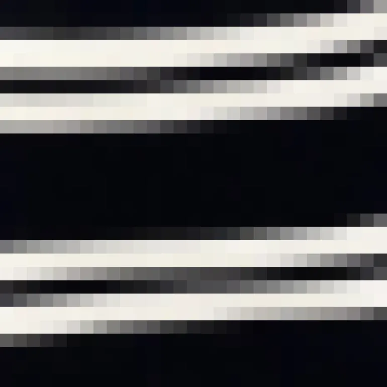 Black And Cream Striped Knitted Bodycon Midi Dress