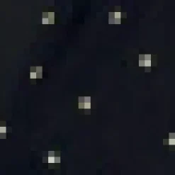 Black And Gold Polka Dot Gathered Midi Dress