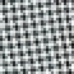 Black And White Houndstooth Double Breasted Cropped Jacket