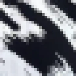 Black And White Printed Shirred Detail Midi Dress