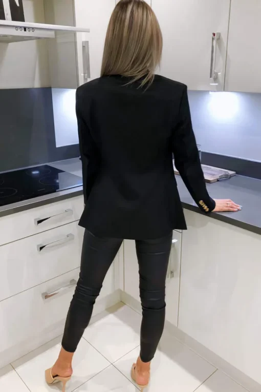 Black Military Style Blazer