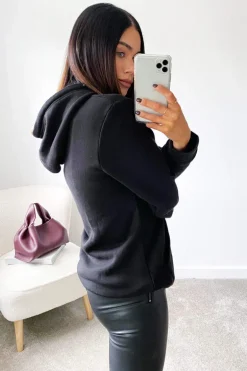 Black Red Lips Hoodie