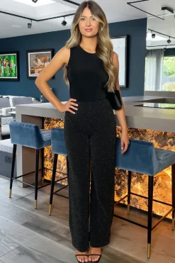 Black Sparkly Trousers