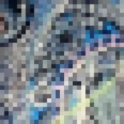 Blue Paisley Printed High Low Midi Dress