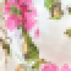 Cream Floral Print Elasticated Off The Shoulder Frill Detail Top