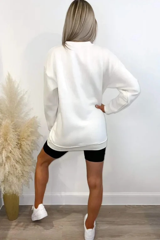 Cream LOVE Sweatshirt