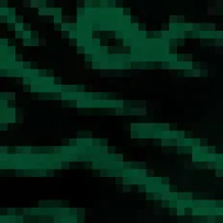 Green Animal Print High Neck Long Sleeve Midi Dress