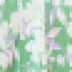 Green Floral Printed One Shoulder Frill Detail Dipped Hem Dress