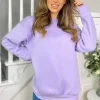 Lilac Oversized Sweatshirt