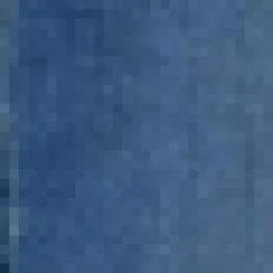 Mid Blue Frayed Hem Denim Midi Skirt