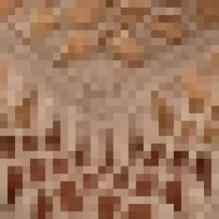 Mocha Open Knit Crochet Fringe Hem Crop Top