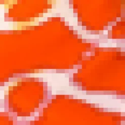 Orange Giraffe Print Asymmetric Cut Out Midi Dress