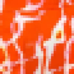 Orange Giraffe Print Strappy Racer Neck Jumpsuit