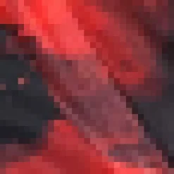 Red Printed Mesh Long Sleeve Bodysuit