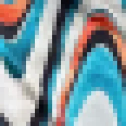 Teal Printed Long Sleeve Wrap Midi Dress